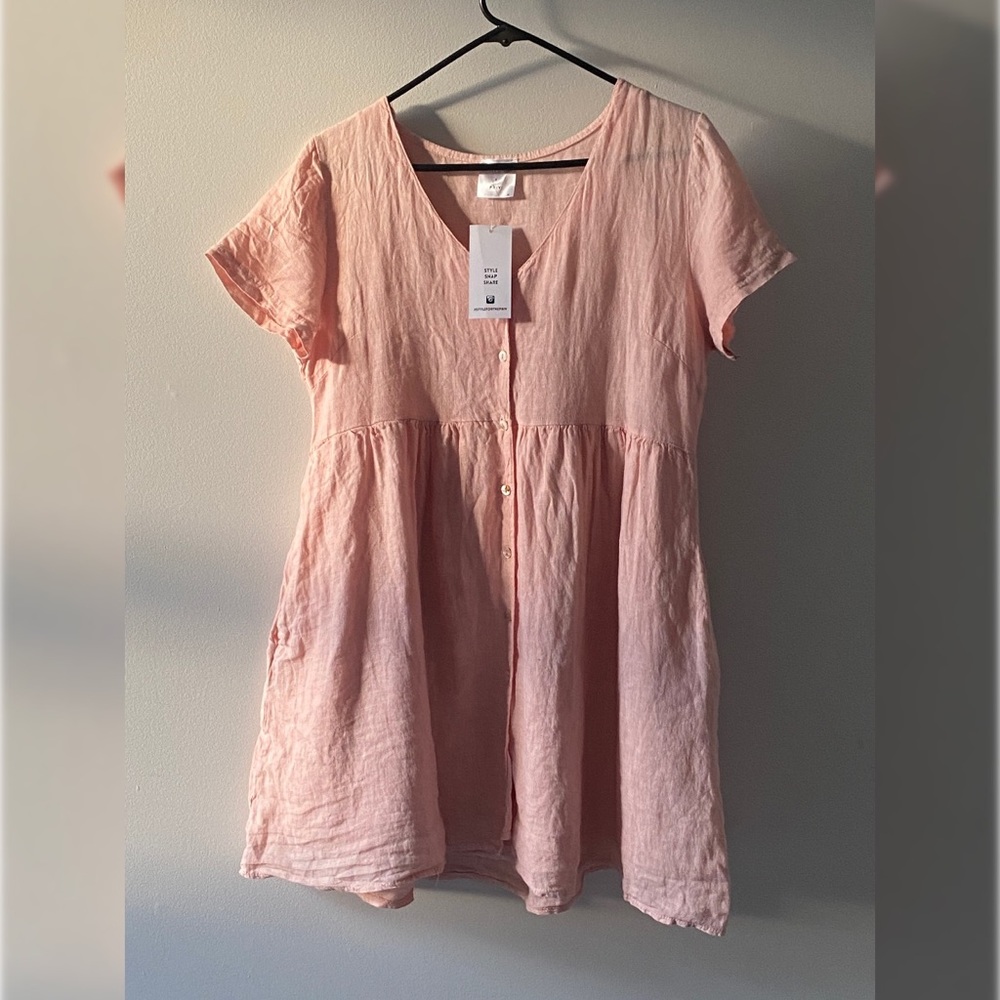 Jillian Harris x Priv Linen Dress